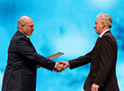 For Spiritual Revival Award is bestowed upon the National Library of Belarus for the facsimile replication and promotion of the book heritage of Francysk Skaryna