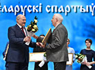 Belarusian Sport Olympus Award is presented to Vladimir Novitsky, a reporter of the TV channel Belarus Five and the Honored Figure of Culture of Belarus