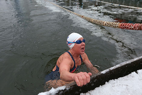 Belarus' open winter swimming championship Minsk Open 