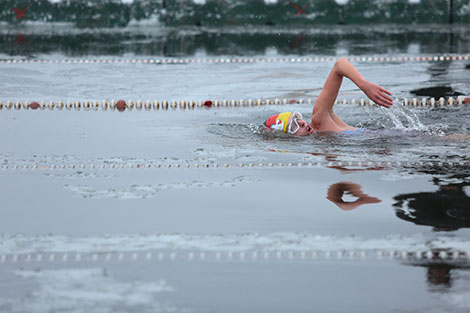 Belarus' open winter swimming championship Minsk Open 