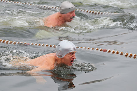 Открытый чемпионат Беларуси по спортивному зимнему плаванию 