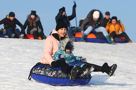 Международный день снега отметили под Гродно