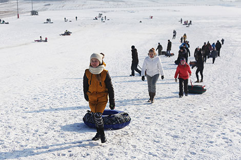 Международный день снега отметили под Гродно