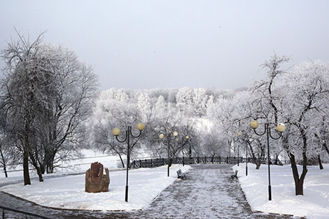 Городской парк возле реки Дубравенка