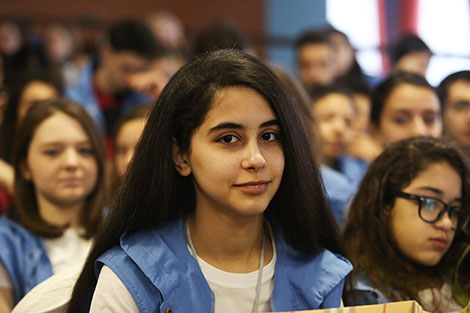 Syrian children on vacation in Belarus