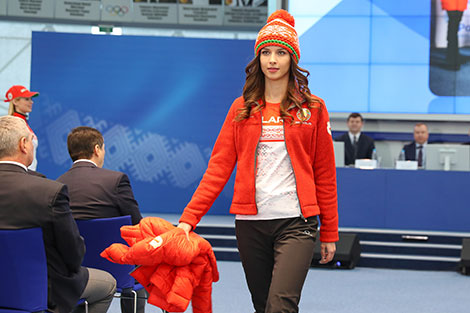 Team Belarus daily uniforms at the 2018 Olympics in PyeongChang