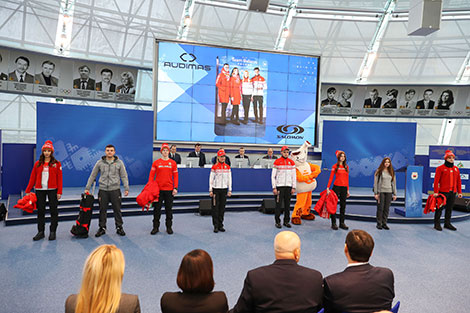 Belarus Olympic team uniforms for the 2018 Olympics in PyeongChang  