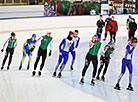 Speed skaters train ahead of the 2018 Olympics in PyeongChang