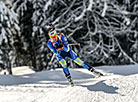 Darya Domracheva during women’s sprint at BMW IBU World Cup 6 in Antholz