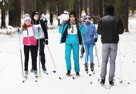 Snow Sniper competition in Mogilev