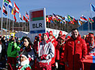 Ceremony of hoisting up Belarus’ national flag at the Olympic Village in PyeongChang