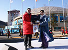 Ceremony of hoisting up Belarus’ national flag at the Olympic Village in PyeongChang