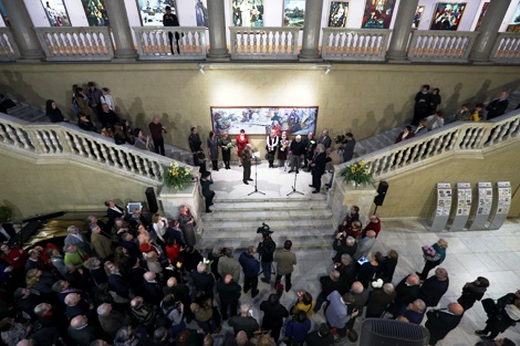 The opening ceremony of Leonid Shchemelev’s exhibition