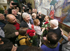 Leonid Shchemelev accepts congratulations