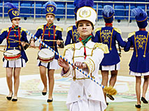 Горны, барабаны и равнение на знамя: финал конкурса парадно-церемониальных отрядов собрал более 500 пионеров со всей Беларуси