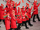 Team Belarus at Winter Olympics opening ceremony 