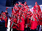 Team Belarus at Winter Olympics opening ceremony 