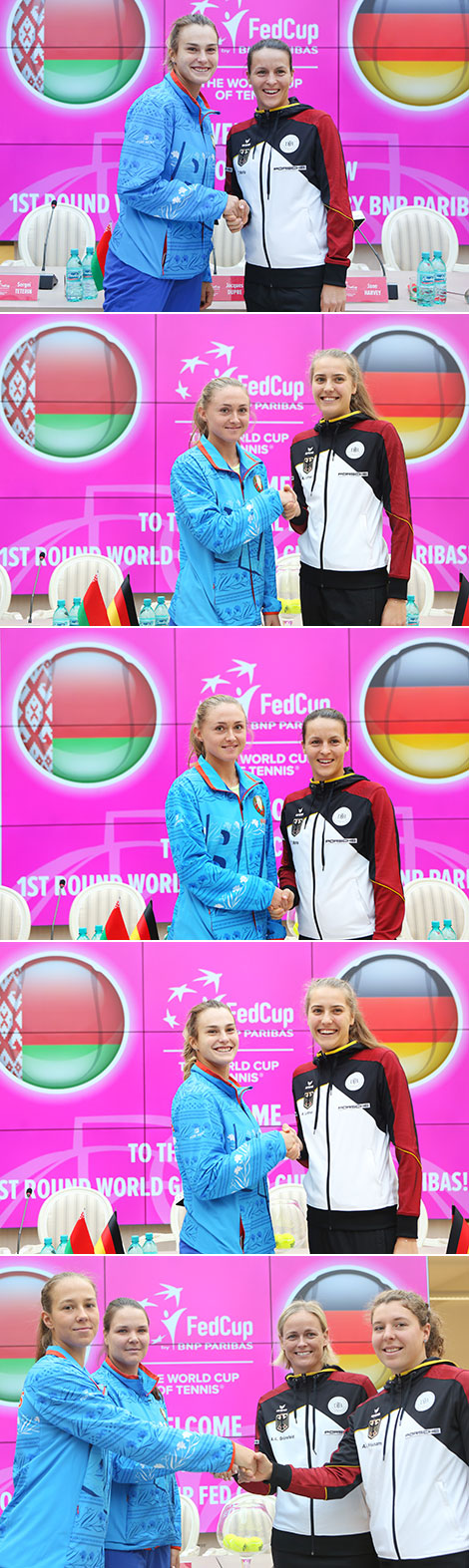 2018 Fed Cup in Minsk: Drawing ceremony