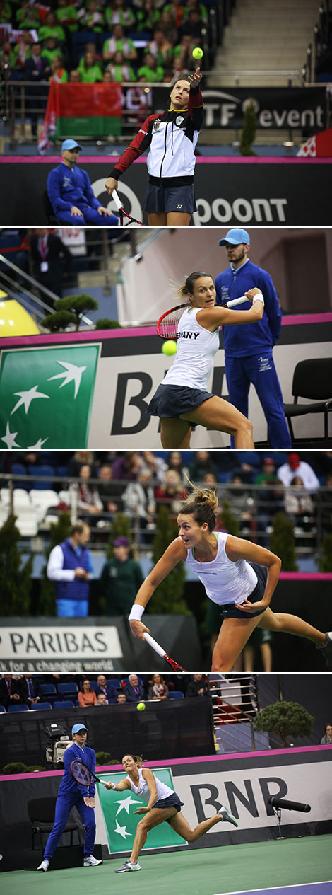 Belarus-Germany Fed Cup 2018 tie: Arina Sobolenko vs Tatiana Maria