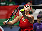 2018 Fed Cup quarterfinal: Aryna Sabalenka vs Antonia Lottner