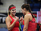 Lidziya Marozava and Aryna Sabalenka