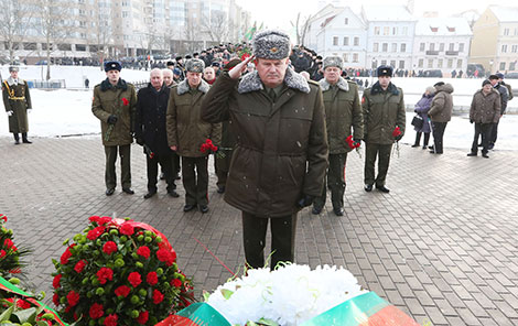 Belarusian Defense Minister Lieutenant General Andrei Ravkov