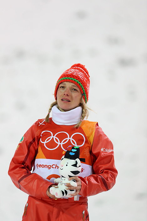 Olympic champion of the 2018 PyeongChang Winter Games Hanna Huskova