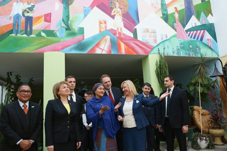 UN Deputy Secretary General Amina Mohammed visits Belarusian rehabilitation center for children with disabilities