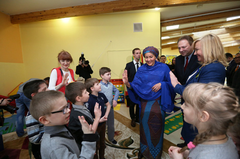 UN Deputy Secretary General Amina Mohammed visits Belarusian rehabilitation center for children with disabilities