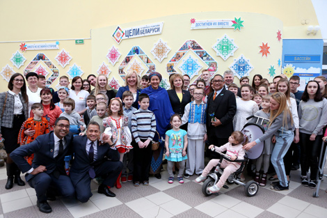 UN Deputy Secretary General Amina Mohammed visits Belarusian rehabilitation center for children with disabilities