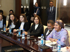 UN Deputy Secretary General Amina J. Mohammed meets with the Belarusian youth