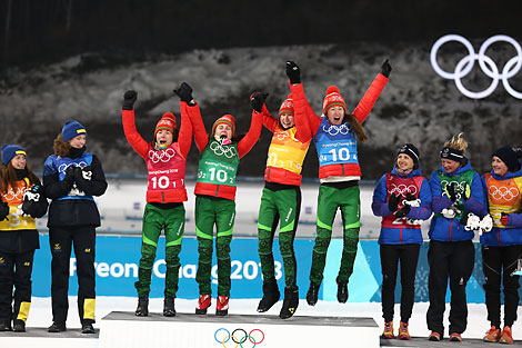 Belarus win Women’s Relay in PyeongChang