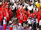 PyeongChang 2018: Team Belarus at Winter Olympics closing ceremony