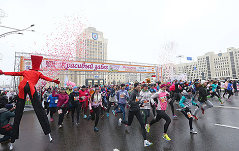 Лёгкаатлетычны забег Beauty run у Мінску