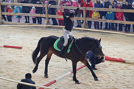 Spring 2018 horse show in Minsk