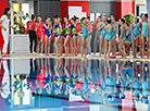 Synchronized swimming competitions in Brest 