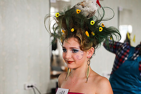 Модель Дарья Антоновская (итоговая работа мастера Дианы Аветян)