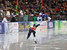 Karolina Erbanova (Czech Republic) wins the Ladies 500m