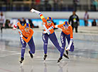 Netherlands claim Team Sprint Ladies silver 