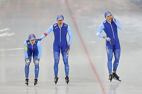 Победители мужской командной гонки – команда Норвегии