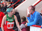 Белорусская спортсменка Маргарита Гралько со своим тренером
