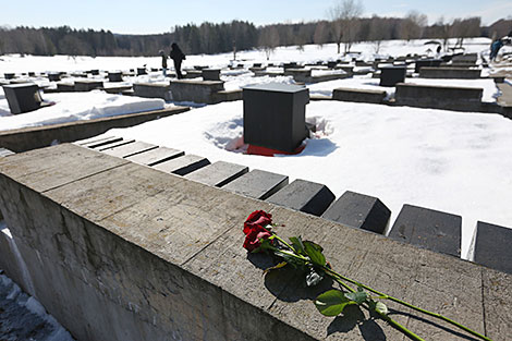 Commemorative event in the Khatyn Memorial