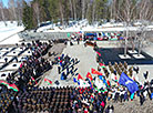 Commemorative event in the Khatyn Memorial