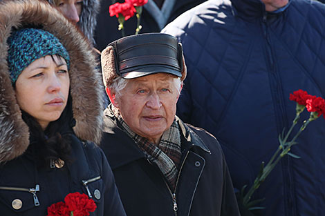 Commemorative event in the Khatyn Memorial