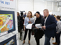 FAI Young Artists Contest 2018: известные космонавты и астронавты встретились с юными художниками в Минске