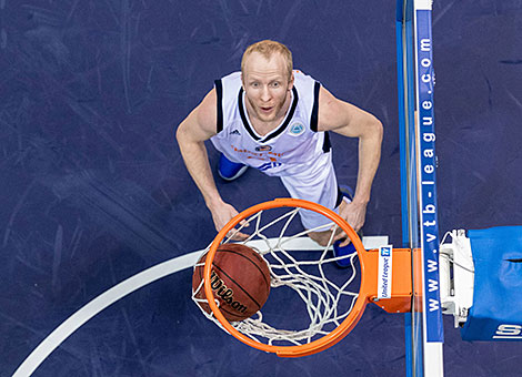 The Tsmoki Minsk basketball player Alexander Kudryavtsev