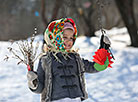Calling of Spring in Vyazynka. Pictured is Vasilisa Kovalevskaya