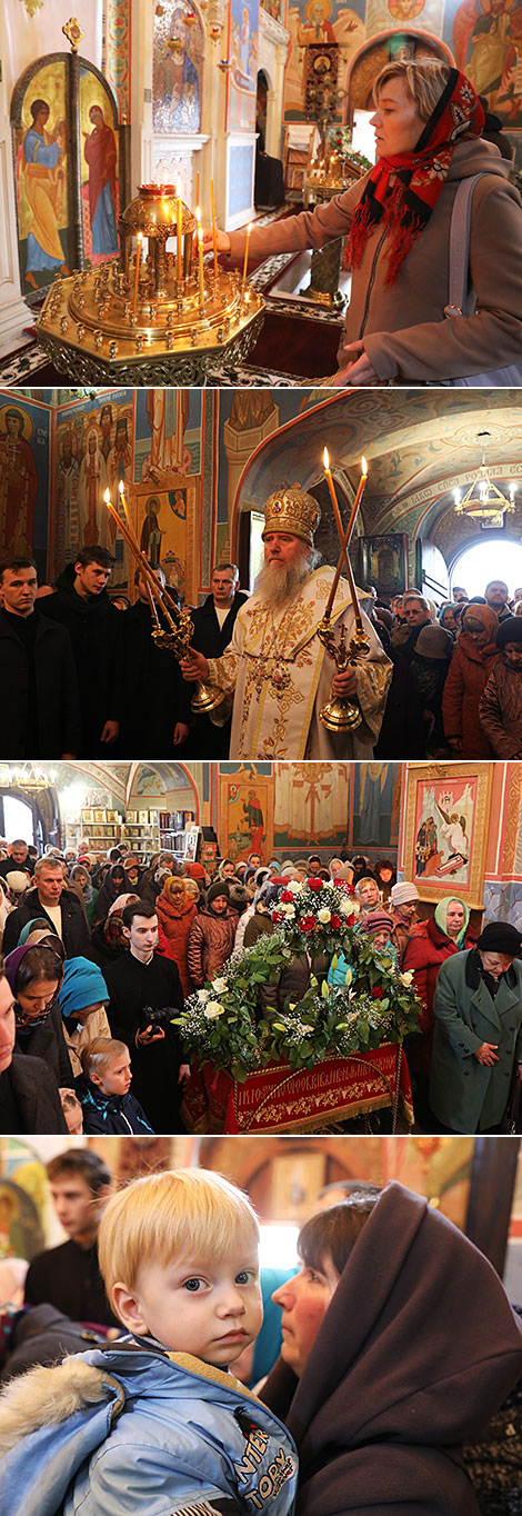 Orthodox believers celebrate the Annunciation