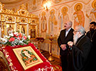 Alexander Lukashenko and Metropolitan Filaret