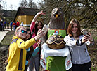 The unveiling of a she-beaver sculpture at the Augustow Canal